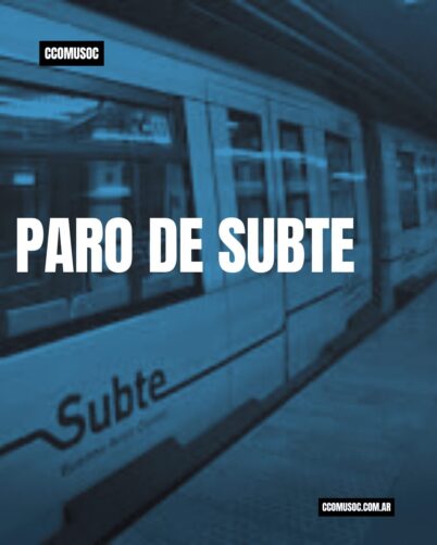 PARO DE SUBTE