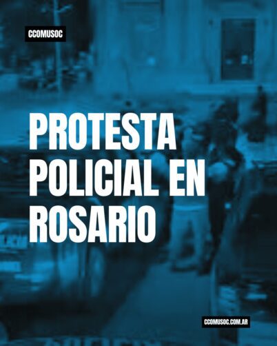 PROTESTA POLICIAL EN ROSARIO
