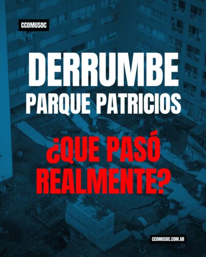 DERRUMBE EN PARQUE PATRICIOS