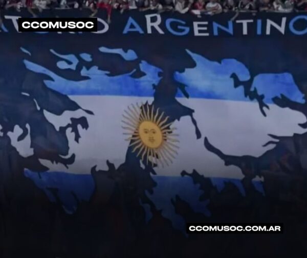 Bandera de islas Malvinas, territorio argentino